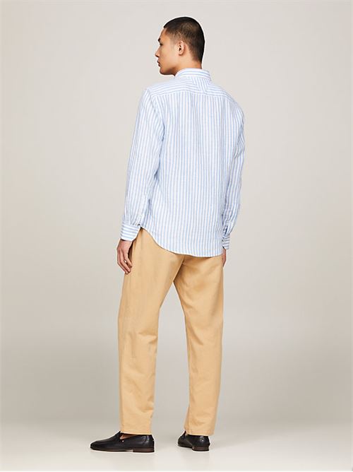 dc bold linen stripe shirt TOMMY HILFIGER | MW0MW346460A4